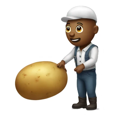 potato working sticker