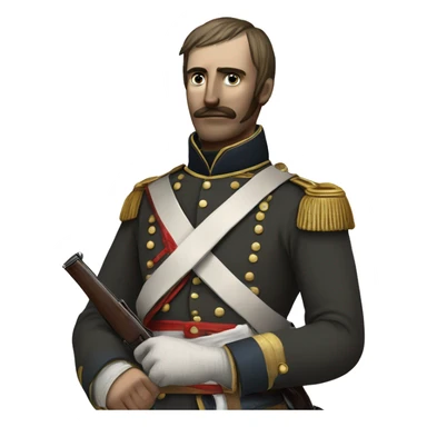 soldier with a bandaged hand in the Crimean War sticker