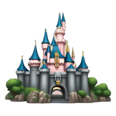 disneyland castle sticker