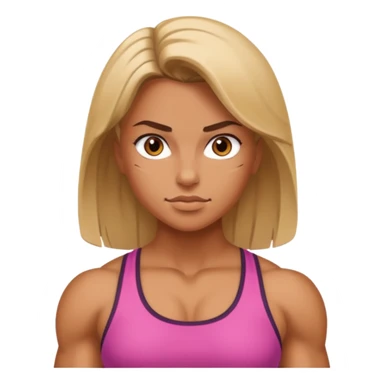 macho girl, different ones sticker