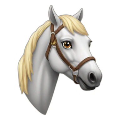 Western horse sticker