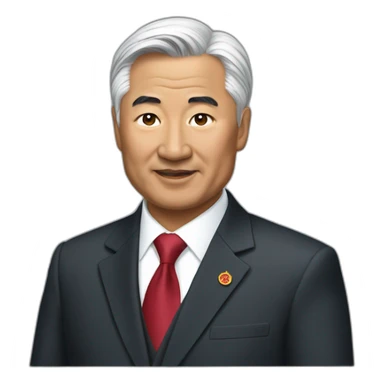 Kyrgyzstan president  sticker