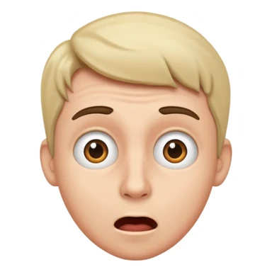 dame un emoji de hombre que de a entender algo sorprendente sticker