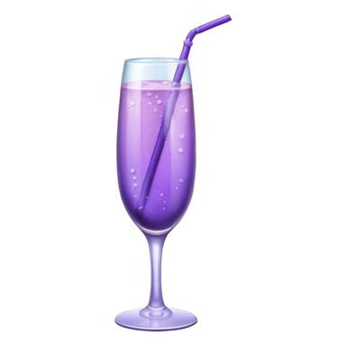 Lavender and lilac drink sticker