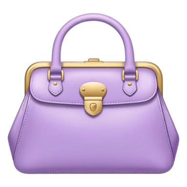 Lilac luxury purse sticker