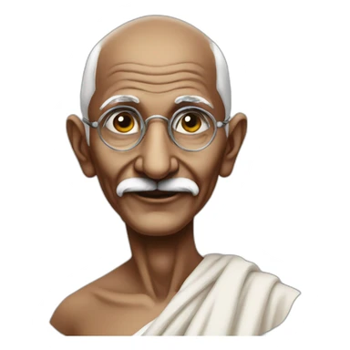 Mahatma Gandhi sticker