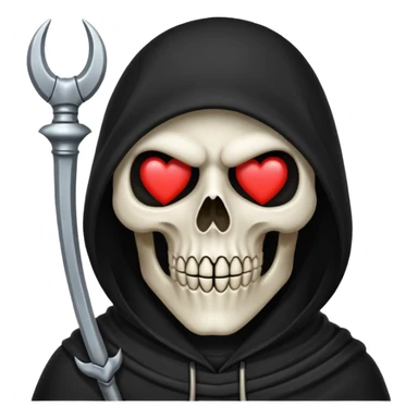 reaper with heart eyes sticker