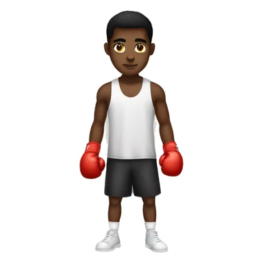 

20 year old dark-skinned young man boxing

 sticker