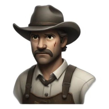 hunt showdown butcher sticker