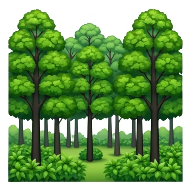 In our hometown, there’s plenty of trees sticker