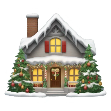 Christmas House sticker