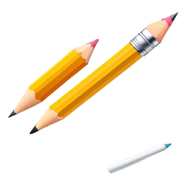 Illustration icon, pencil and brush on paper, detailed linework and vibrant colors, unfinished sketch, minimalistic style, clean lines, transparent background. sticker