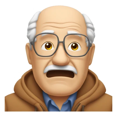 Grandad collapsed sticker