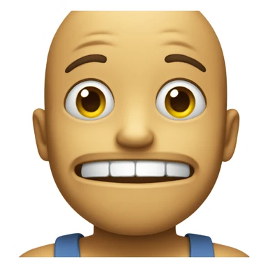 smiley say "Oi!" sticker