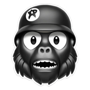 Сделай логотип Bape sticker