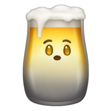 Hazy beer sticker