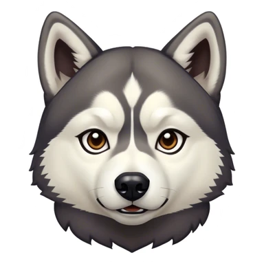 Husky gaslighting sticker