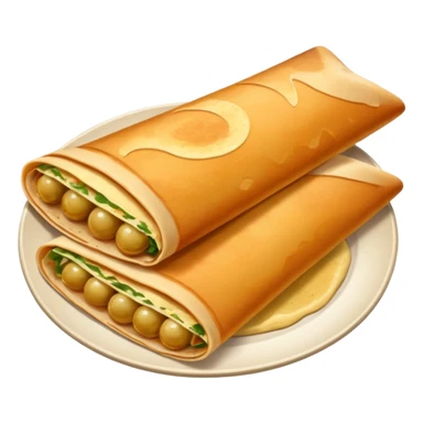 South Indian dish dosa sticker
