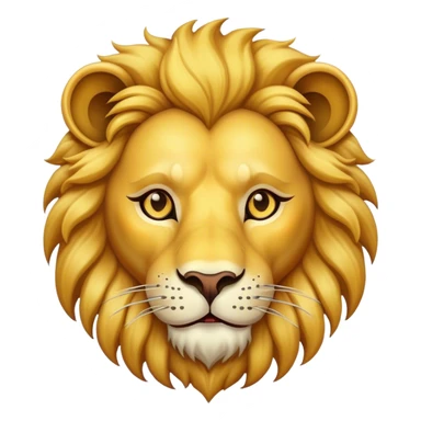 Vintage circus lion sticker