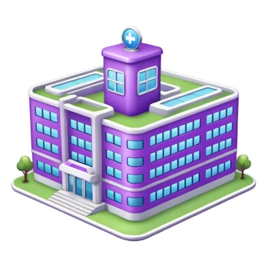 glitter purple hospital sticker