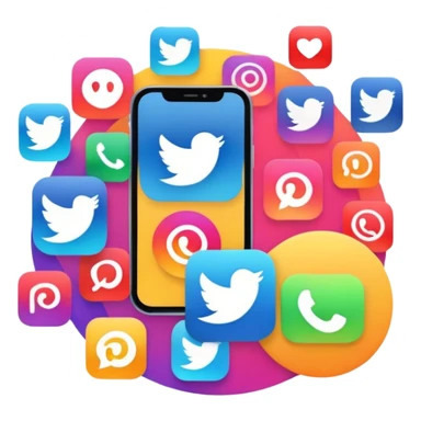 video social media sticker