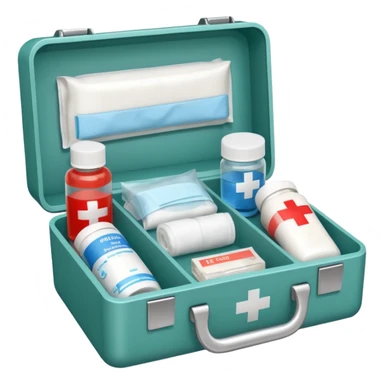 First Aid for hiking sticker