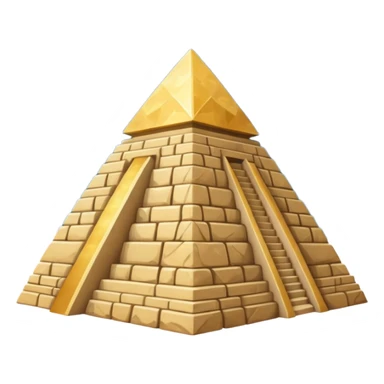 beautiful pyramid starry baroque sticker