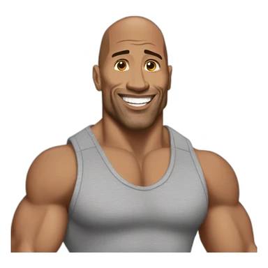 Dwayne Johnson barato sticker