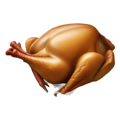 Turkey being cooked sticker