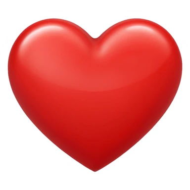 Corazón rojo sticker