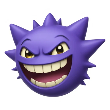 laughing gengar sticker