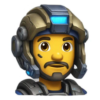 starcraft marine sticker