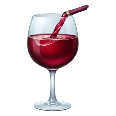 glass of wine  sticker