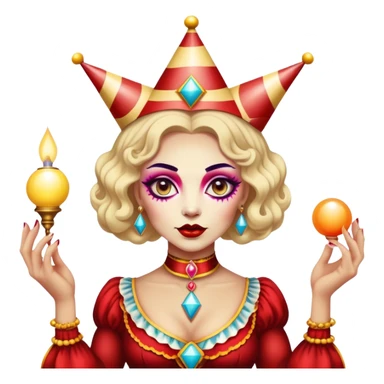 Vintage circus psychic sticker