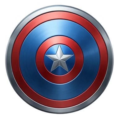 Captain america shield  sticker