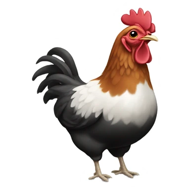 elegant hens sticker