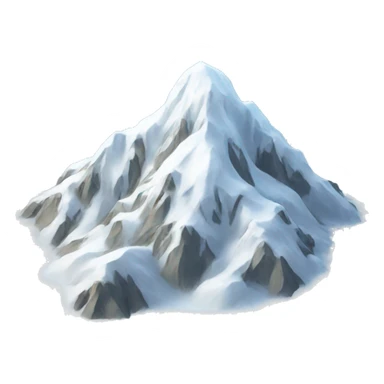 Snow mountain sticker