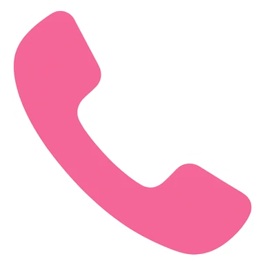 pink phone icon sticker