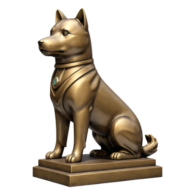 Shibuya Hachiko statue sticker
