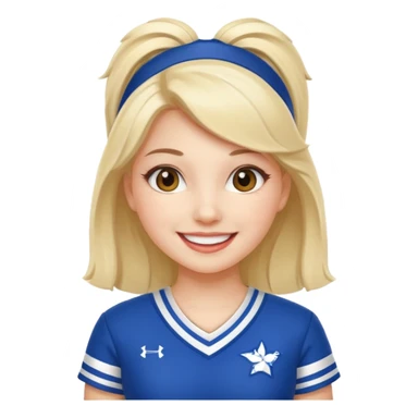 Cheerleaders white sticker