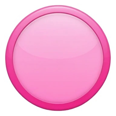 Pink Circle hide  sticker