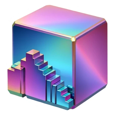 bismuth crystal sticker