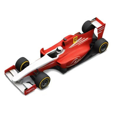 formula 1 car on a jet sticker