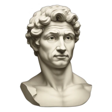 Michelangelo david sticker