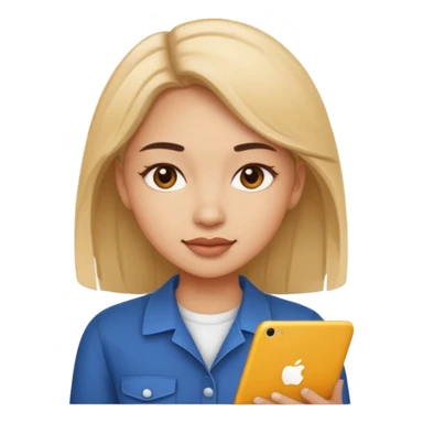 girl web designer sticker