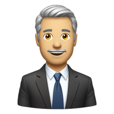 Journaliste avec un micro de commentateur sticker