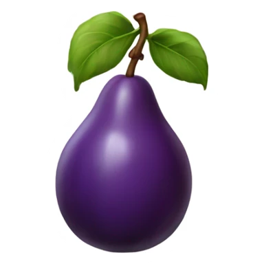 A big plum sticker