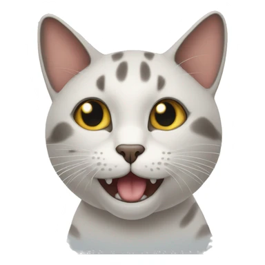 mewing cat sticker