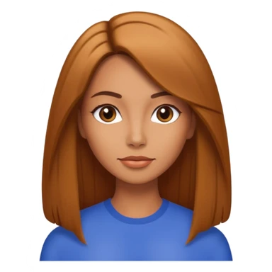 A women with keratin hair sticker