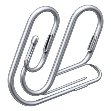 paper clip sticker